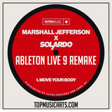 Marshall Jefferson & Solardo  - Move your body Instrumental Ableton Live 9 Remake (Tech House Template)